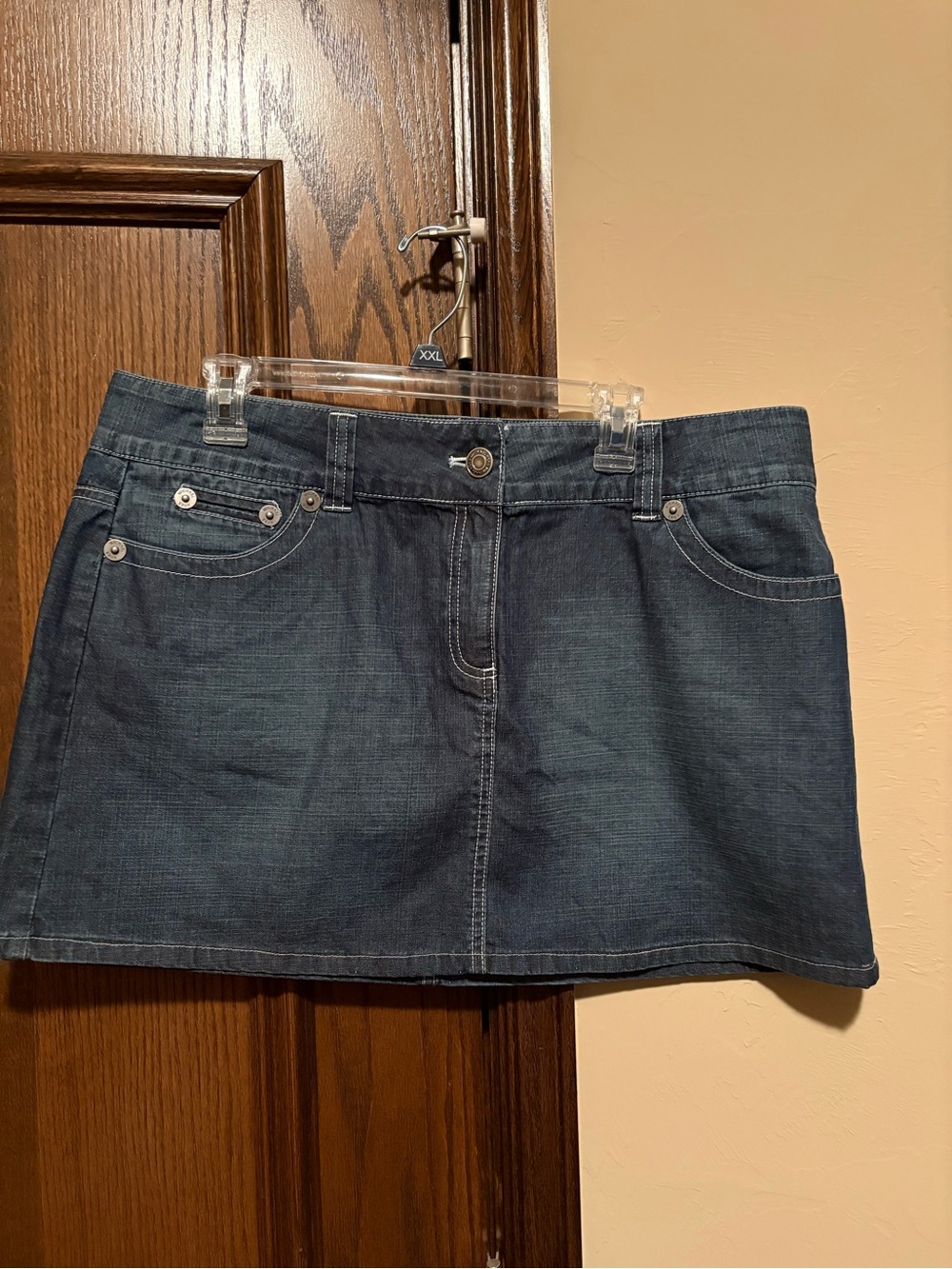 Michael Kors Dark Blue Denim Mini Skirt